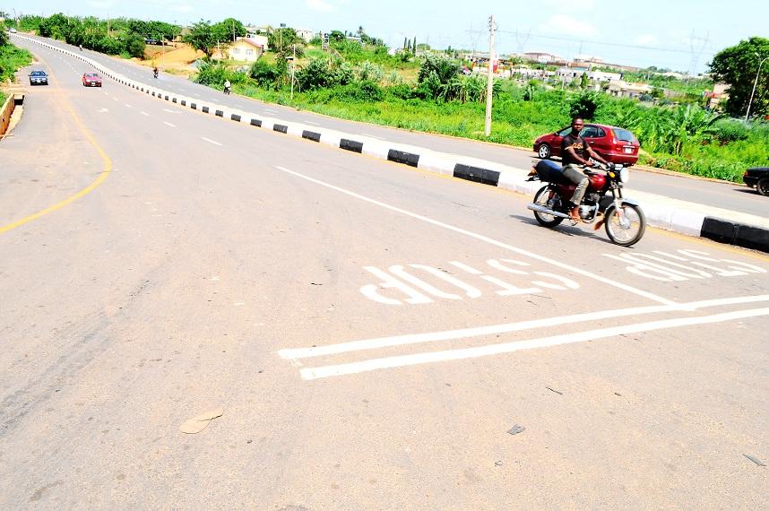Shows some of the 21 selected roads (26.40km) in Osogbo Township in the State of Osun newly commissioned by Governor Rauf Aregbesola on Monday 28-04-2014