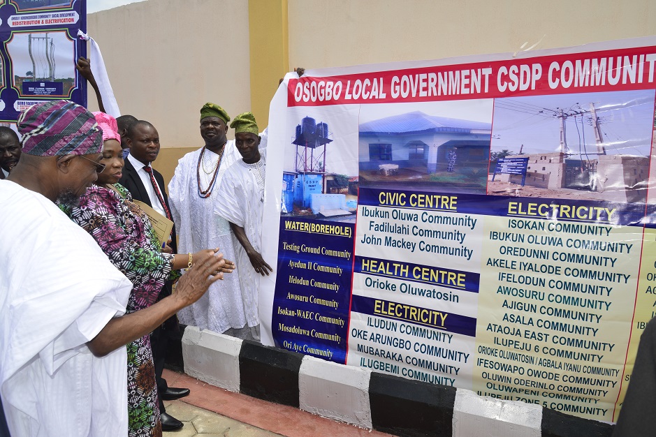 Osun CSDP Spends N700m On Community Development Projects