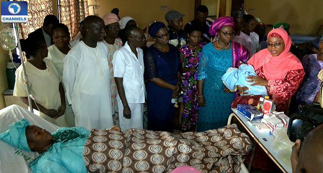 Osun First Baby: Governor’s Wife Advocates Exclusive Breastfeeding