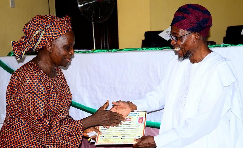 RE – Osun Pensioners Open IDP Camps For Members