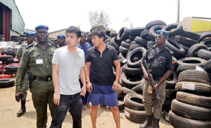 SON Arrests two Chinese for Importing N5bn Fake Tyres