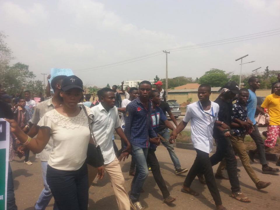 Breaking News: Students Protests Rocks Abeokuta