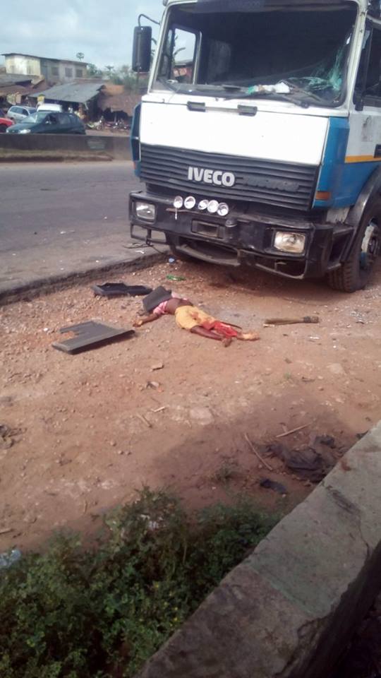 Ondo: Trailer Crushes 2 Kids Of The Same Parents To Death (Graphic Photos)
