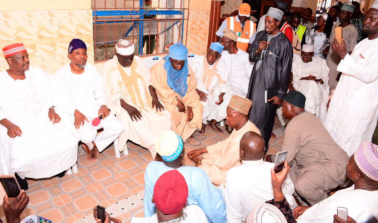 Photo News: Gov. Aregbesola, Sen. Kwankwaso Visits Hausa Community In Ile Ife