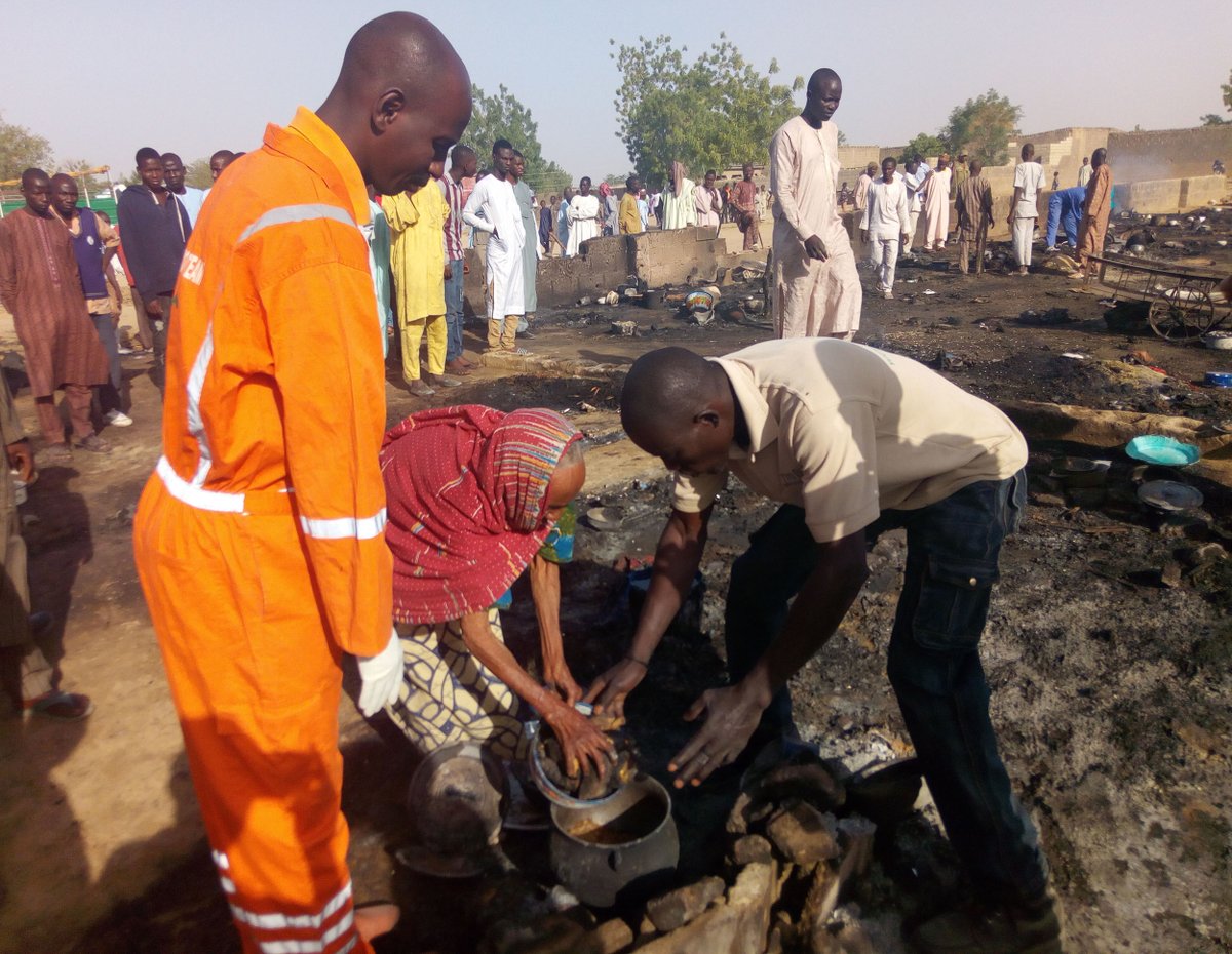 Maiduguri Bomb Attack: 90-year-old IDP Risks Life to Save N300 Potatoes