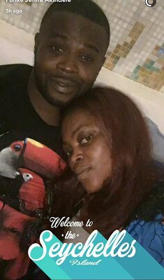 Pictures of Funke Akindele And Jjc Skillz on Honeymoon