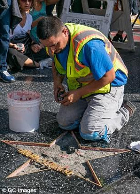 Trump’s Star On The Hollywood Walk Of Fame Defaced Once Again