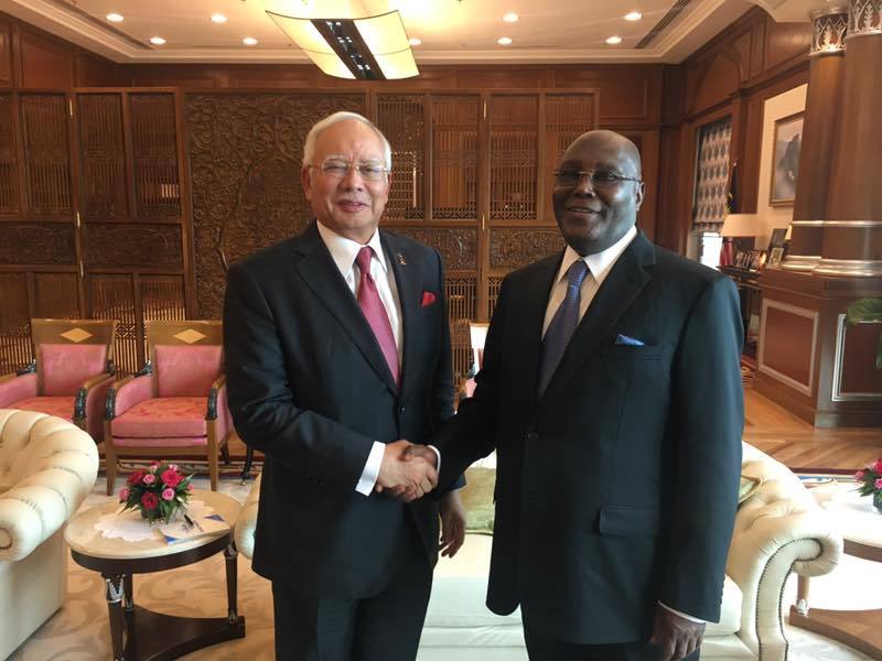Atiku Visits Prime Minister Of Malaysia (Photos)