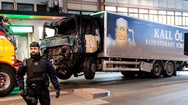 Stockholm Attack: ‘Suspect Device’ in Sweden Crash Lorry