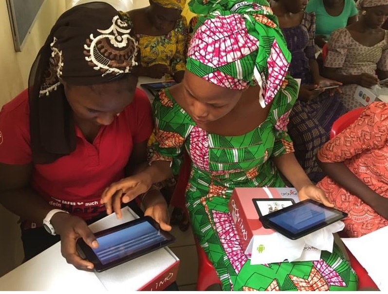 Breaking News: Osun Donates Educational Tablets To Rescued Chibok School Girls (Photos)