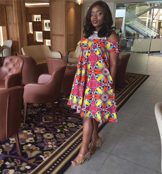 Bisola Looks Really Fashionable In Ankara