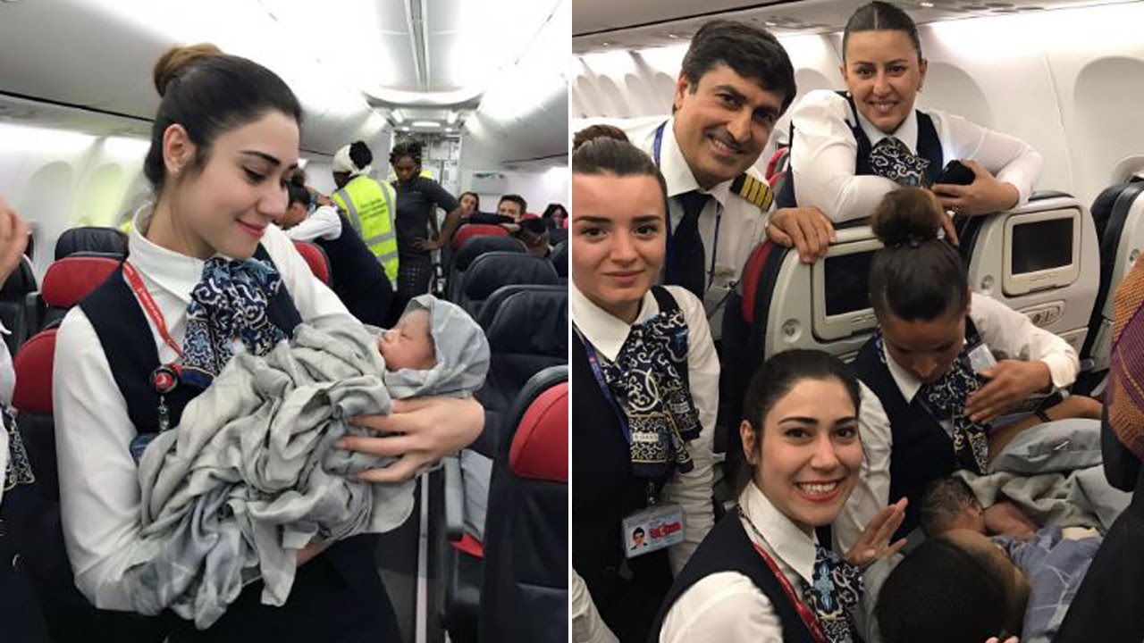 Woman Delivers Baby Girl Onboard Turkish Airlines
