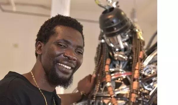 Nigerian Artist Produces Art Work From Junks