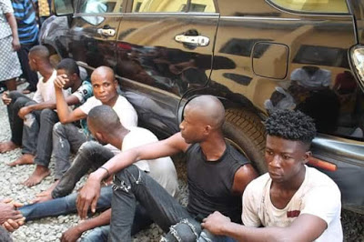 Abia Police Parades Man Who Raped 5year Old Girl, Suspected Cultist, Others