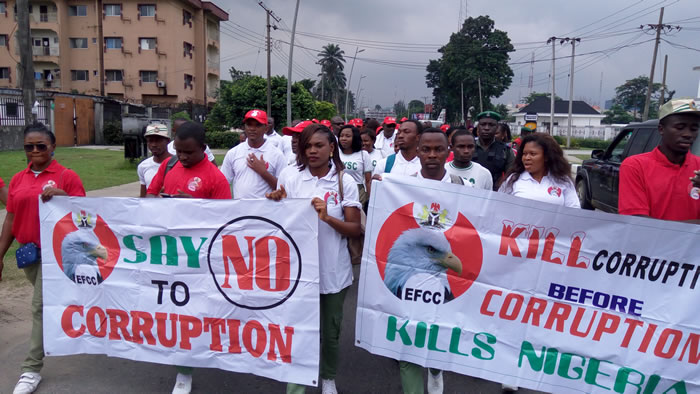 PHOTOS: EFCC’s Anti-walk In Port Harcourt