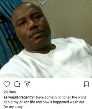 See Lanre Gentry’s First Post Since Return From Prison