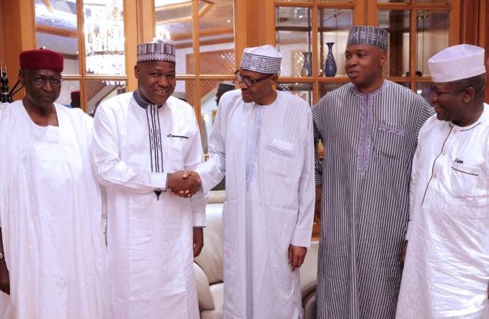 Osinbajo, Saraki, Dogara Pay Farewell Visit To President Buhari