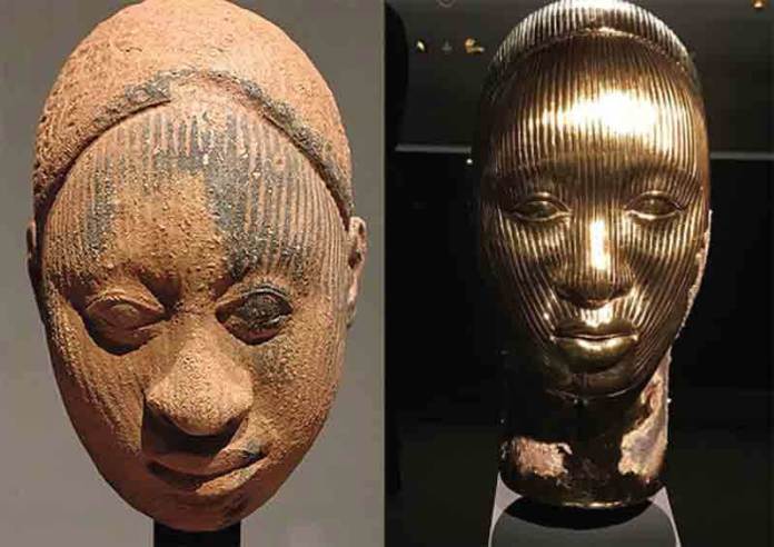 Nigerians Express Outrage as British Artist, Damien Hirst, Copies Ife Sculpture