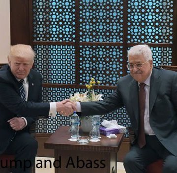 Donald Trump Arrives In Bethlehem For Talks With Abbas