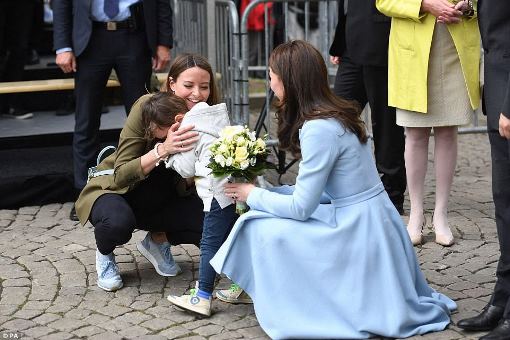 Little Boy Overcome With Emotion On Meeting The Duchess Of Cambridge