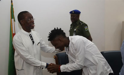 Delta State Governor Hosts’ Efe And His Parents
