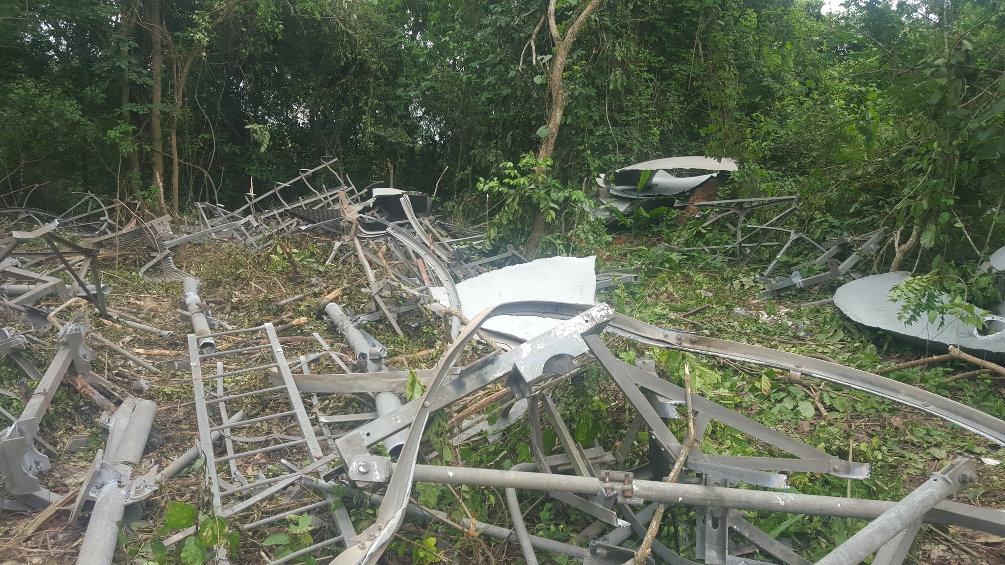 NTA Mast Destroyed In Osun by Vandals