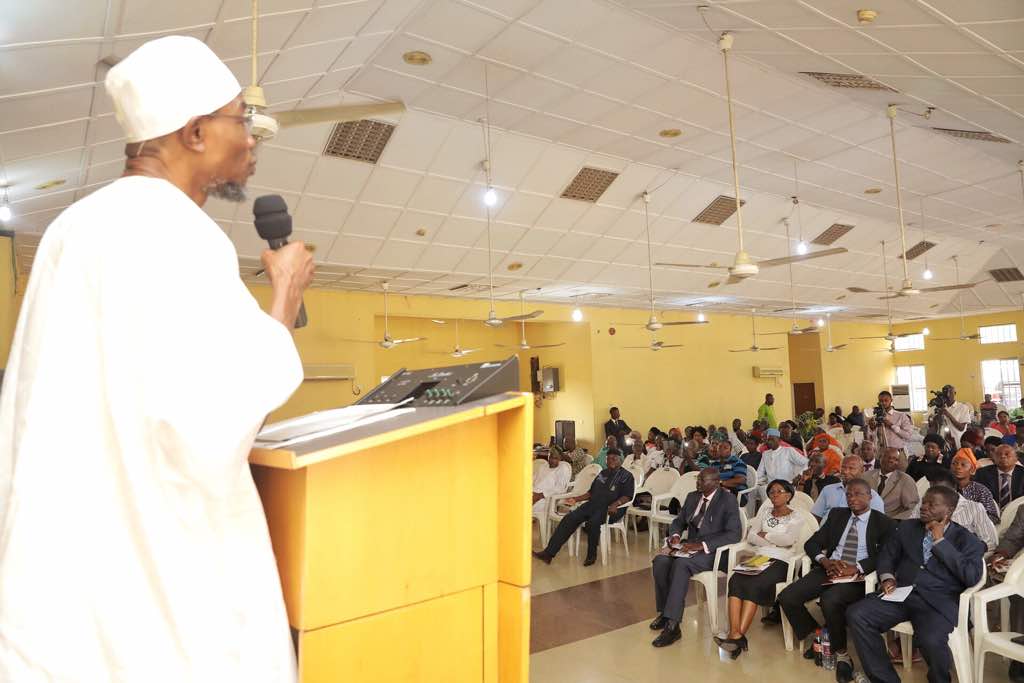 PHOTONEWS: Aregbesola At One-Day Workshop For Ministries Info Officers