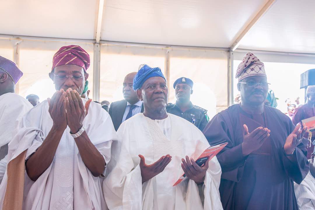 PHOTO STORY: Faces At Fidau Prayer of Chief Bisi Akande’s Wife