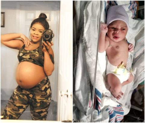 Laura Ikeji Welcomes A Baby Boy