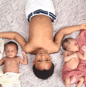 Anita Okoye And Husband share Adorable Pictures Of Their Twins