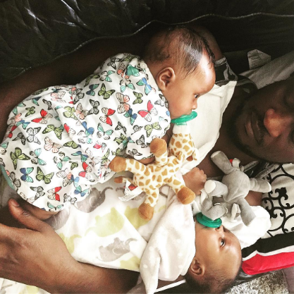 Paul Okoye Celebrates Mum As Cares For Newborns