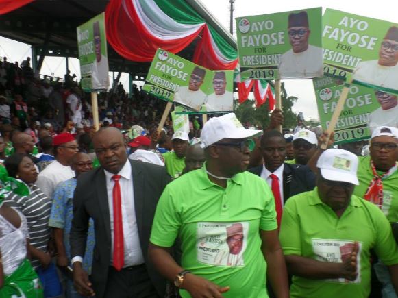 Its Inappropriate For Fayose To Declare His Presidential Ambition – Ekiti PDP