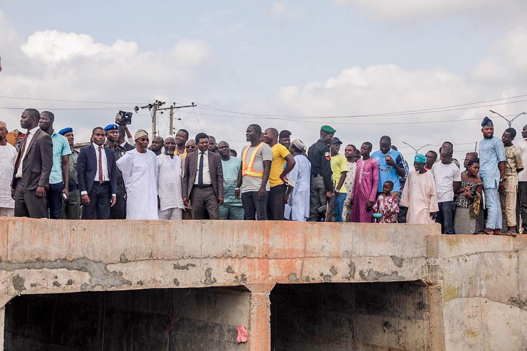 PHOTO NEWS: Aregbesola Inspects Rasco Bridge In Osogbo