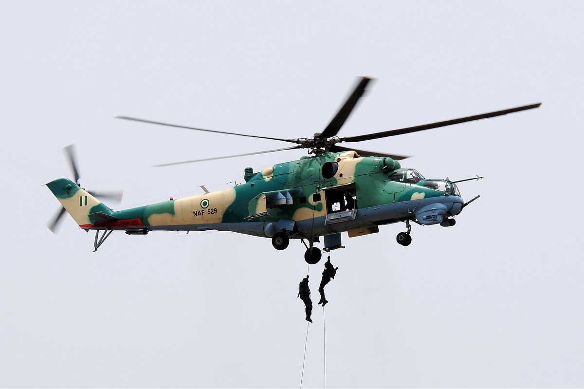 BREAKING: Air Force Helicopter Crashes In North East