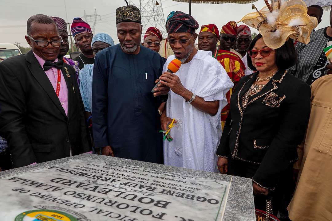Osun Commissions University Road…As Alakija Donates N250m To Project Completion