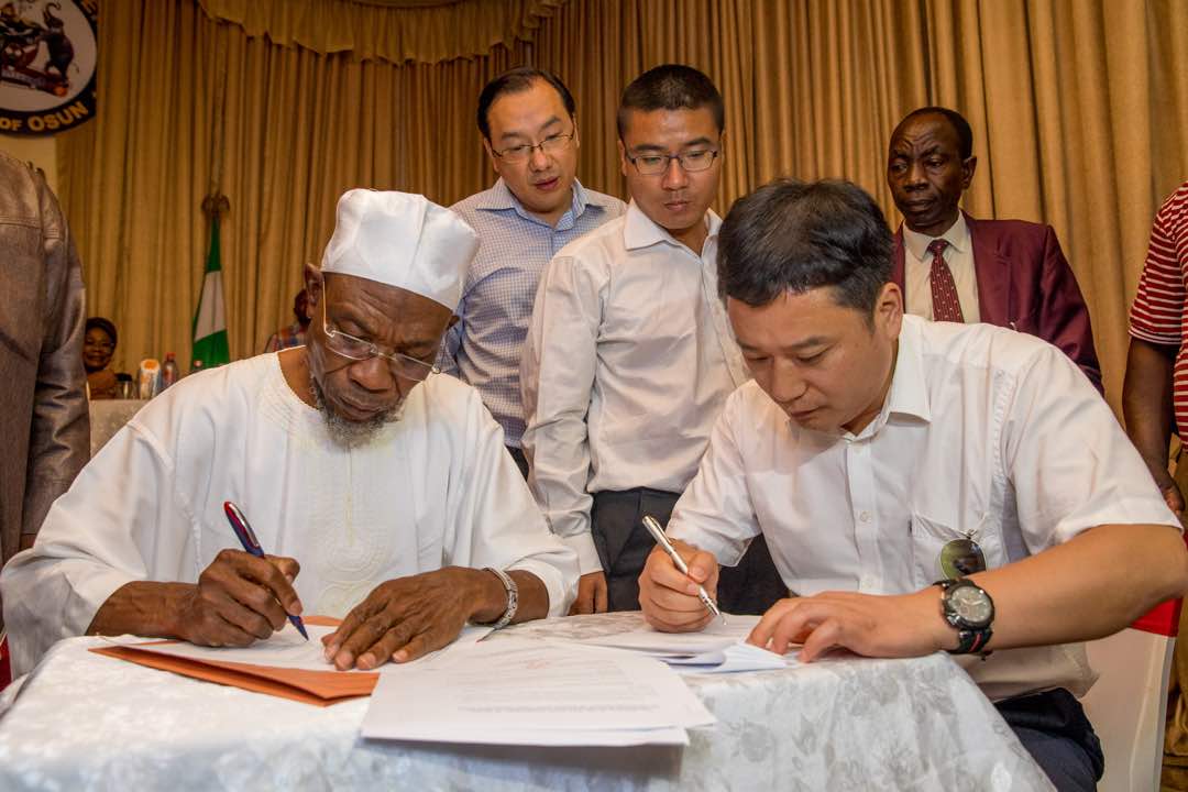 Photonews: Aregbesola Hosts Chinese Cocoa Investors In Osun