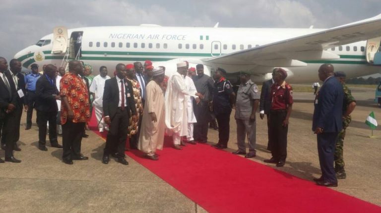 President Buhari Commences 2-Day Official Visit To Ebonyi, Anambra