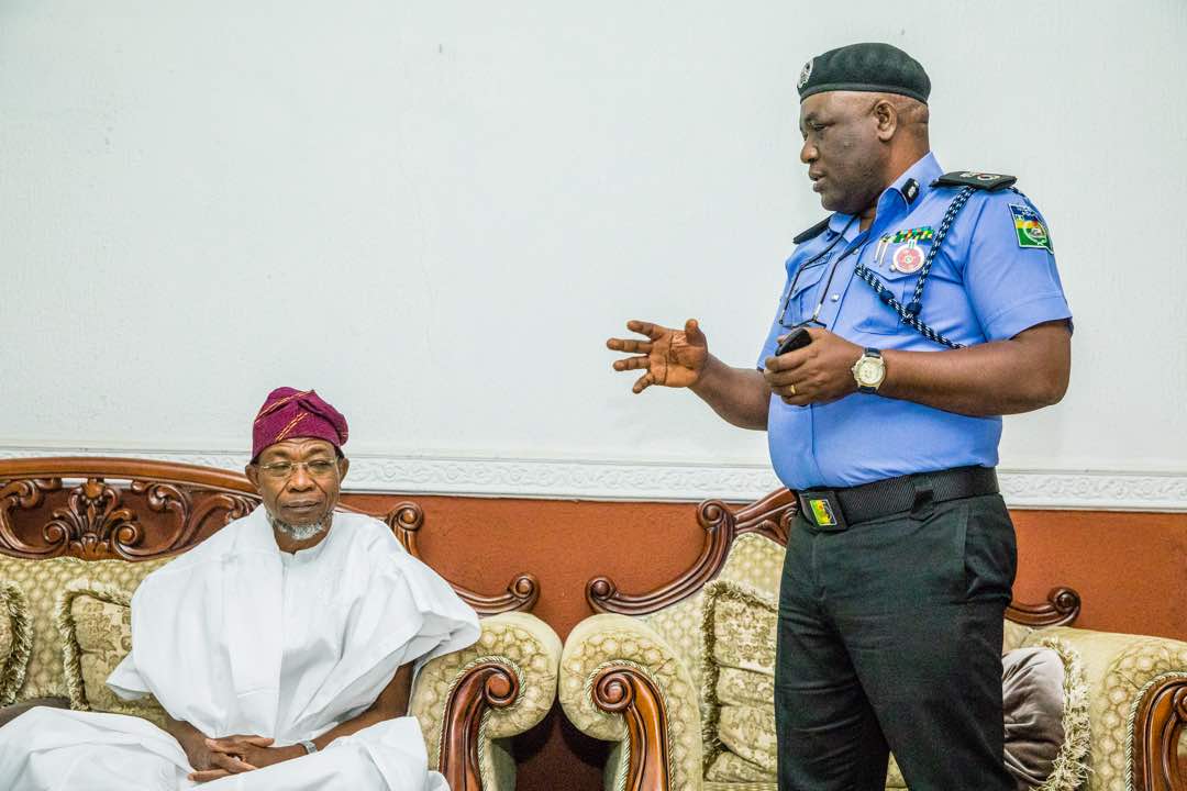 PHOTONEWS: Governor Aregbesola Receives New Assistant Police Commissioner(s)