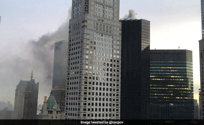 Fire Outbreak At Trump Tower Building In Manhattan