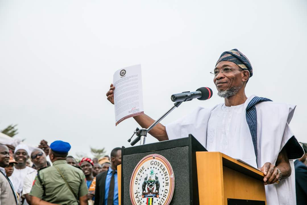 PHOTONEWS: Aregbesola Swears-In 389 Elected Councillors In Osun