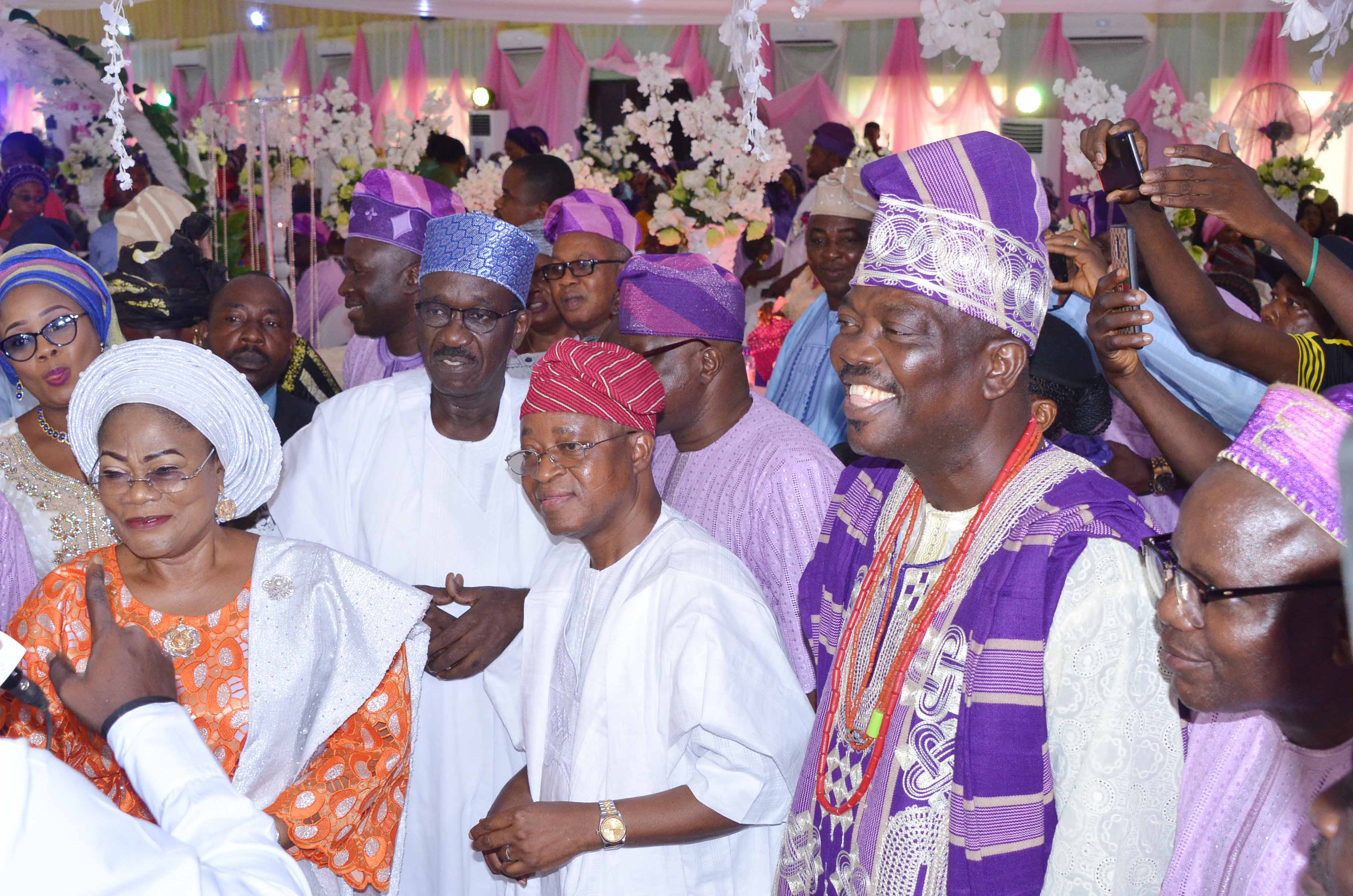 PHOTONEWS: Osun Chief Of Staff Attends Environment Commissioner Daughter’s Wedding