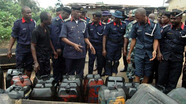NSCDC Nabs 4 Suspects, Destroys 200,000 Litres Of Petroleum Products In Ondo