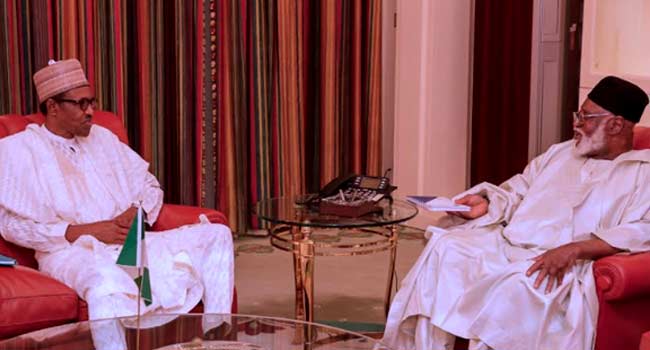 Abdulsalami Abubakar Visits Buhari