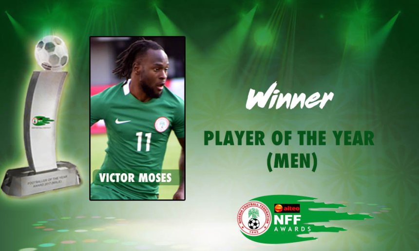 FIFA Congratulates Moses On Aiteo/NFF Player of the Year Award