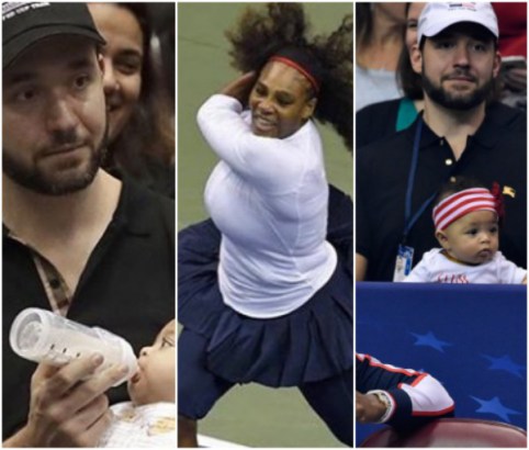 Serena Williams’ Husband Babysits As Wife Returns To Court