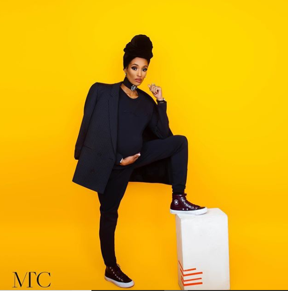 Dija Shares Pictures Of Photo Shoot She Did While In Labour