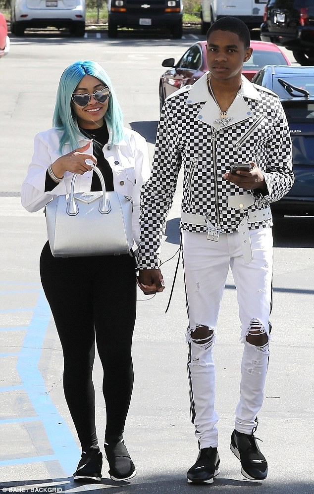 Blac Chyna And Boyfriend Go Shopping In LA