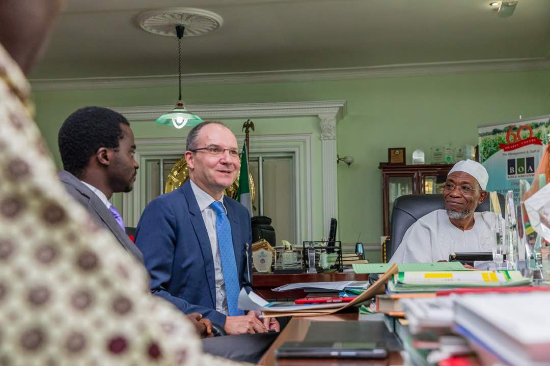 PHOTONEWS: Aregbesola Meets French Development Agency Country Director