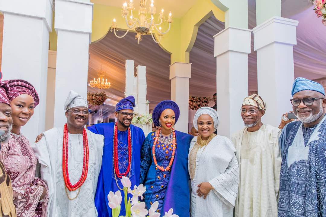 PHOTONEWS: Aregbesola Attends Ajimobi/Ganduje’s Children Wedding In Ibadan