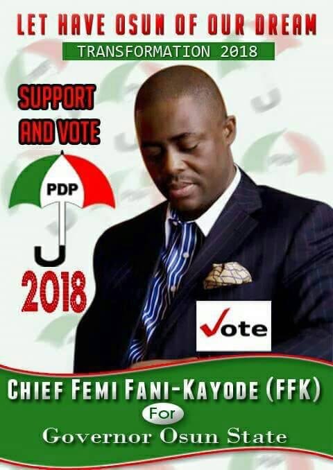 Osun 2018: PDP Begins Underground Campaign For Fani Kayode In Ile Ife